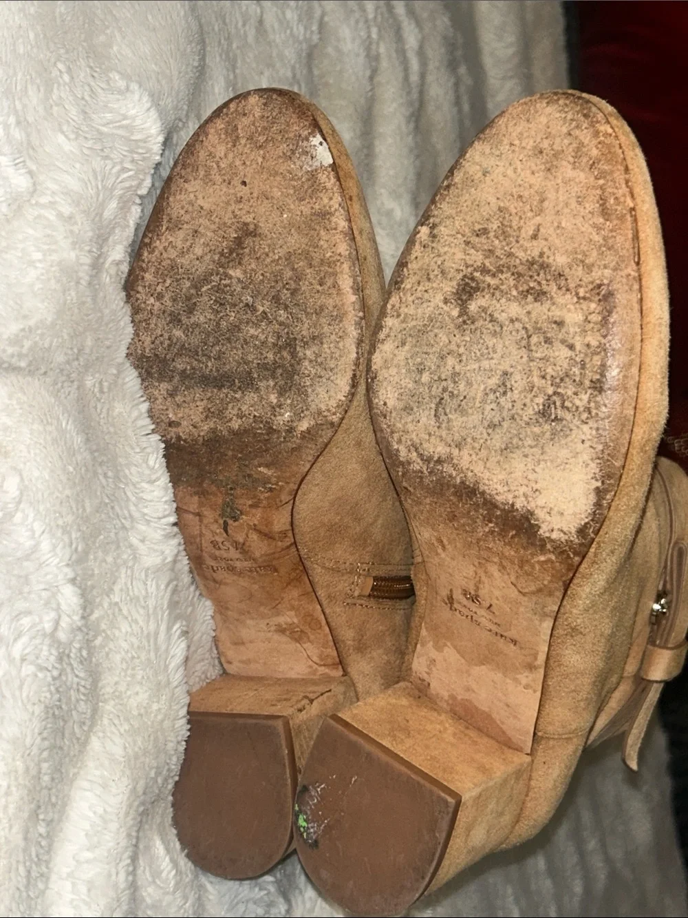 kate spade suede ankle